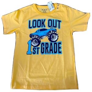 NWT The Children’s Place Look Out 1st Grade Boys T-Shirt Size S (5/6)